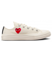 Кеды Converse Comme des Garçons Play x Chuck 70 Low Single Heart Milk