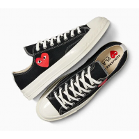 Кеды Converse Comme des Garçons Play x Chuck 70 Low Single Heart Black