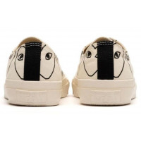 Кеды Converse Comme des Garçons Play x Chuck Taylor All-Star 70 Low All-Over Print White