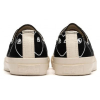 Кеды Converse Comme des Garçons Play x Chuck Taylor All-Star 70 Low All-Over Print Black