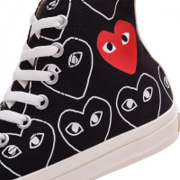 Кеды Converse Comme des Garçons Play x Chuck Taylor All-Star 70 High All-Over Print Black