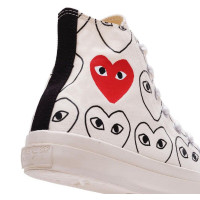 Кеды Converse Comme des Garçons Play x Chuck Taylor All-Star 70 High All-Over Print White