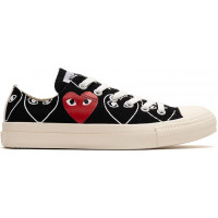 Кеды Converse Comme des Garçons Play x Chuck Taylor All-Star 70 Low All-Over Print Black