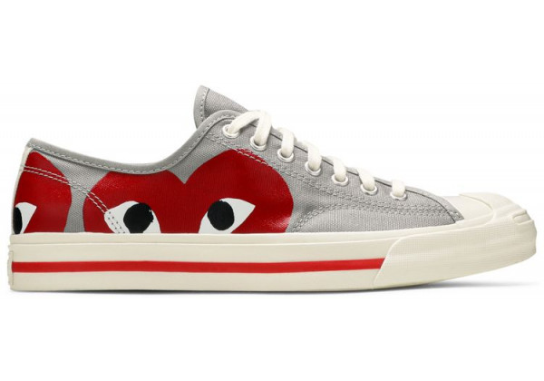 Кеды Converse Comme des Garçons Play x Jack Purcell Drizzle Red