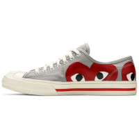 Кеды Converse Comme des Garçons Play x Jack Purcell Drizzle Red