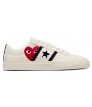 Кеды Converse Comme des Garçons Play x One Star Academy Pro Milk Black