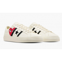 Кеды Converse Comme des Garçons Play x One Star Academy Pro Milk Black