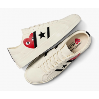 Кеды Converse Comme des Garçons Play x One Star Academy Pro Milk Black