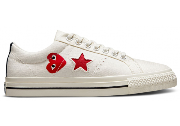 Кеды Converse Comme des Garçons Play x One Star Cloud Dancer