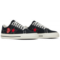 Кеды Converse Comme des Garçons Play x One Star Black White