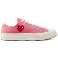 Кеды Converse Comme des Garçons Play x Chuck 70 Low Bright Pink
