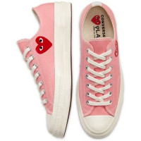 Кеды Converse Comme des Garçons Play x Chuck 70 Low Bright Pink