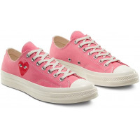 Кеды Converse Comme des Garçons Play x Chuck 70 Low Bright Pink