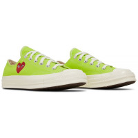Кеды Converse Comme des Garçons Play x Chuck 70 Low Bright Green