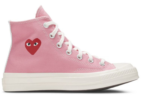Кеды Converse Comme des Garçons Play x Chuck 70 High Bright Pink