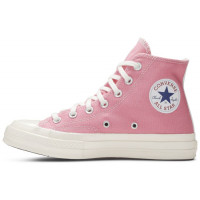 Кеды Converse Comme des Garçons Play x Chuck 70 High Bright Pink