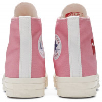 Кеды Converse Comme des Garçons Play x Chuck 70 High Bright Pink