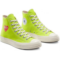 Кеды Converse Comme des Garçons Play x Chuck 70 High Bright Green