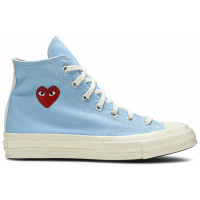 Кеды Converse Comme des Garçons Play x Chuck 70 High Bright Blue