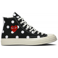 Кеды Converse Comme des Garçons x Chuck Taylor All Star 70 Hi Black Polka Dot