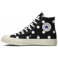 Кеды Converse Comme des Garçons x Chuck Taylor All Star 70 Hi Black Polka Dot