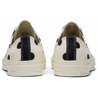 Кеды Converse Comme des Garçons x Chuck Taylor All Star 70 Low White Polka Dot