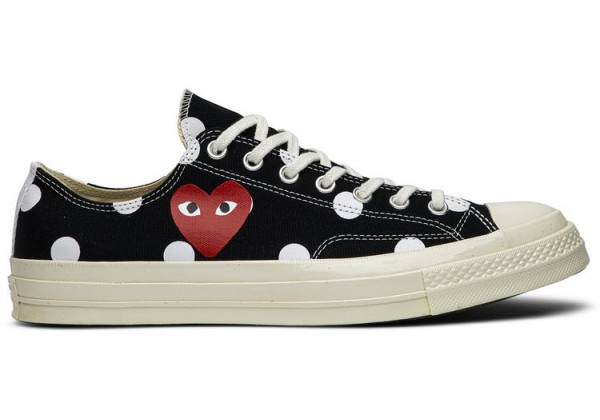 Кеды Converse Comme des Garçons x Chuck Taylor All Star 70 Low Black Polka Dot