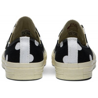 Кеды Converse Comme des Garçons x Chuck Taylor All Star 70 Low Black Polka Dot