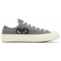 Кеды Converse Comme des Garçons Play x Chuck 70 Low Steel Gray