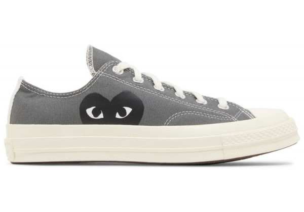 Кеды Converse Comme des Garçons Play x Chuck 70 Low Steel Gray