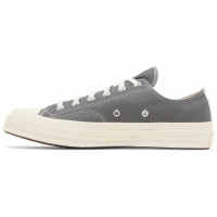 Кеды Converse Comme des Garçons Play x Chuck 70 Low Steel Gray