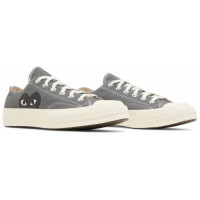 Кеды Converse Comme des Garçons Play x Chuck 70 Low Steel Gray