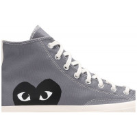 Кеды Converse Comme des Garçons Play x Chuck 70 High Steel Gray