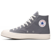 Кеды Converse Comme des Garçons Play x Chuck 70 High Steel Gray