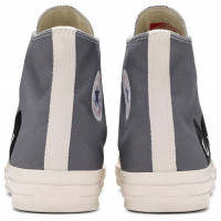 Кеды Converse Comme des Garçons Play x Chuck 70 High Steel Gray