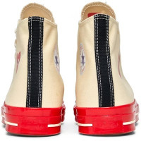 Кеды Converse Comme des Garçons Play x Chuck 70 High Pristine Red