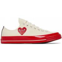Кеды Converse Comme des Garçons Play x Chuck 70 Low Pristine Red