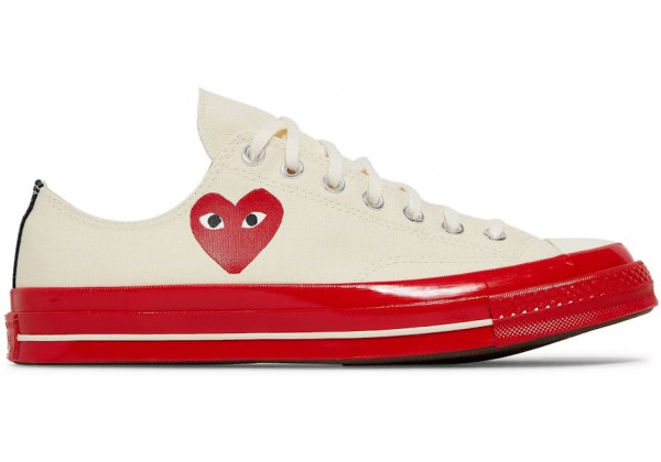 Кеды Converse Comme des Garçons Play x Chuck 70 Low Pristine Red