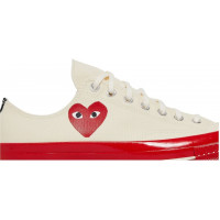 Кеды Converse Comme des Garçons Play x Chuck 70 Low Pristine Red