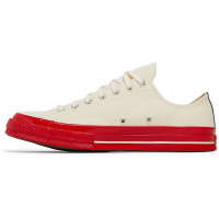 Кеды Converse Comme des Garçons Play x Chuck 70 Low Pristine Red