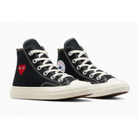 Кеды Converse Comme des Garçons Play x Chuck 70 High Single Heart Black