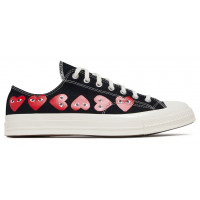 Кеды Converse Comme des Garçons Play x Chuck 70 Low Multi Heart Black