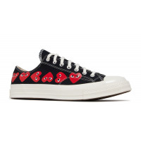 Кеды Converse Comme des Garçons Play x Chuck 70 Low Multi Heart Black