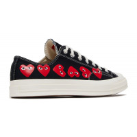 Кеды Converse Comme des Garçons Play x Chuck 70 Low Multi Heart Black