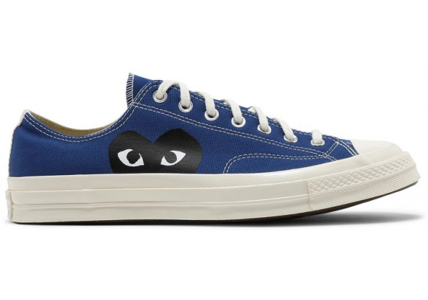 Кеды Converse Comme des Garçons Play x Chuck 70 Low Blue Quartz