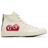 Кеды Converse Comme des Garçons Play x Chuck 70 High Milk