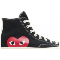Кеды Converse Comme des Garçons Play x Chuck 70 High Black 2023