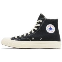 Кеды Converse Comme des Garçons Play x Chuck 70 High Black 2023