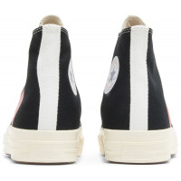 Кеды Converse Comme des Garçons Play x Chuck 70 High Black 2023
