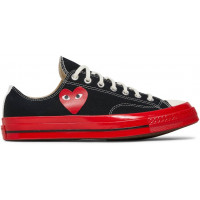 Кеды Converse Comme des Garçons Play x Chuck 70 Low Black Red